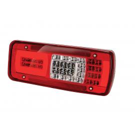 Feu arrière LED Droit, Alarme, conn HDSCS 8 voies Latéral IVECO